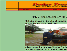 Tablet Screenshot of 39-47dodgetrucks.com